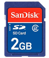 2gb Class 2 SD card