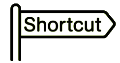 Shortcut Sign