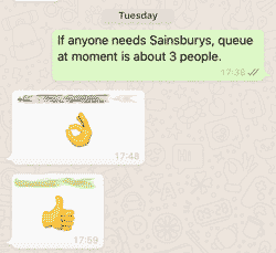 Whatsapp - chat example