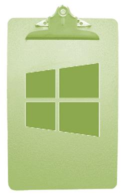 Clipboard And Windows Logo