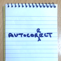 Manual correction to word "autocorrect"