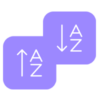 2 level sort - A-Z and Z-A