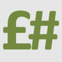 Pound sterling (£) & hash (#) symbols side by side. Shifted 3 key may produce either depending on loaded keyboard file